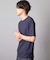 リンクスジャガード キーネックTシャツ