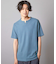 リンクスジャガード キーネックTシャツ