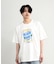古着風ピグメントロゴプリントTシャツ