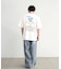 古着風ピグメントロゴプリントTシャツ