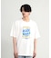 古着風ピグメントロゴプリントTシャツ