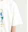 古着風ピグメントロゴプリントTシャツ