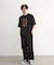 古着風ピグメントロゴプリントTシャツ