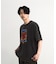 古着風ピグメントロゴプリントTシャツ