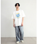 古着風ピグメントロゴプリントTシャツ