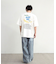 古着風ピグメントロゴプリントTシャツ
