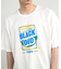 古着風ピグメントロゴプリントTシャツ