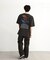 古着風ピグメントロゴプリントTシャツ