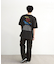 古着風ピグメントロゴプリントTシャツ