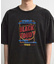 古着風ピグメントロゴプリントTシャツ