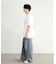 古着風ピグメントロゴプリントTシャツ