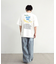 古着風ピグメントロゴプリントTシャツ