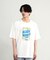 古着風ピグメントロゴプリントTシャツ