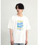 古着風ピグメントロゴプリントTシャツ