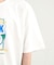 古着風ピグメントロゴプリントTシャツ