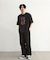古着風ピグメントロゴプリントTシャツ
