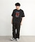 古着風ピグメントロゴプリントTシャツ