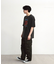 古着風ピグメントロゴプリントTシャツ