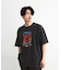 古着風ピグメントロゴプリントTシャツ