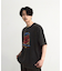 古着風ピグメントロゴプリントTシャツ