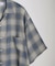 シアーチェックビッグシルエットシャツ