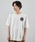 ビンテージサークルロゴピグメントTシャツ