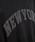 NY発泡プリントロゴししゅうTシャツ