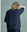 シアサッカー調ルーズフィットTEE