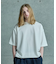 シアサッカー調ルーズフィットTEE