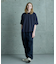シアサッカー調ルーズフィットTEE