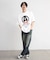 【CHAOTIC】別注アナーキーポルカドットプリントオーバーサイズTシャツ