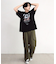 【CHAOTIC】別注アナーキーポルカドットプリントオーバーサイズTシャツ