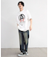 【CHAOTIC】別注アナーキーポルカドットプリントオーバーサイズTシャツ