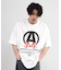 【CHAOTIC】別注アナーキーポルカドットプリントオーバーサイズTシャツ