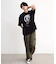 【CHAOTIC】別注アナーキーポルカドットプリントオーバーサイズTシャツ