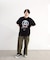 【CHAOTIC】別注アナーキーポルカドットプリントオーバーサイズTシャツ