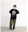 【CHAOTIC】別注アナーキーポルカドットプリントオーバーサイズTシャツ