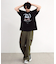 【CHAOTIC】別注アナーキーポルカドットプリントオーバーサイズTシャツ