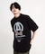 【CHAOTIC】別注アナーキーポルカドットプリントオーバーサイズTシャツ