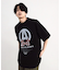 【CHAOTIC】別注アナーキーポルカドットプリントオーバーサイズTシャツ