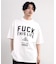 【CHAOTIC】別注FUCK THIS LIFEプリントオーバーサイズTシャツ