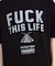 【CHAOTIC】別注FUCK THIS LIFEプリントオーバーサイズTシャツ