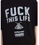 【CHAOTIC】別注FUCK THIS LIFEプリントオーバーサイズTシャツ