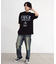 【CHAOTIC】別注FUCK THIS LIFEプリントオーバーサイズTシャツ