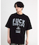 【CHAOTIC】別注FUCK THIS LIFEプリントオーバーサイズTシャツ