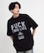 【CHAOTIC】別注FUCK THIS LIFEプリントオーバーサイズTシャツ