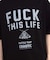 【CHAOTIC】別注FUCK THIS LIFEプリントオーバーサイズTシャツ