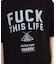 【CHAOTIC】別注FUCK THIS LIFEプリントオーバーサイズTシャツ
