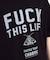 【CHAOTIC】別注FUCK THIS LIFEプリントオーバーサイズTシャツ