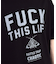 【CHAOTIC】別注FUCK THIS LIFEプリントオーバーサイズTシャツ